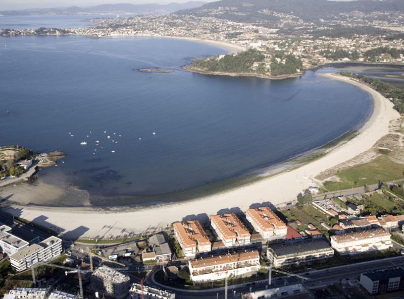 Vivienda Con Terraza En Playas De Baiona Apartman Kültér fotó