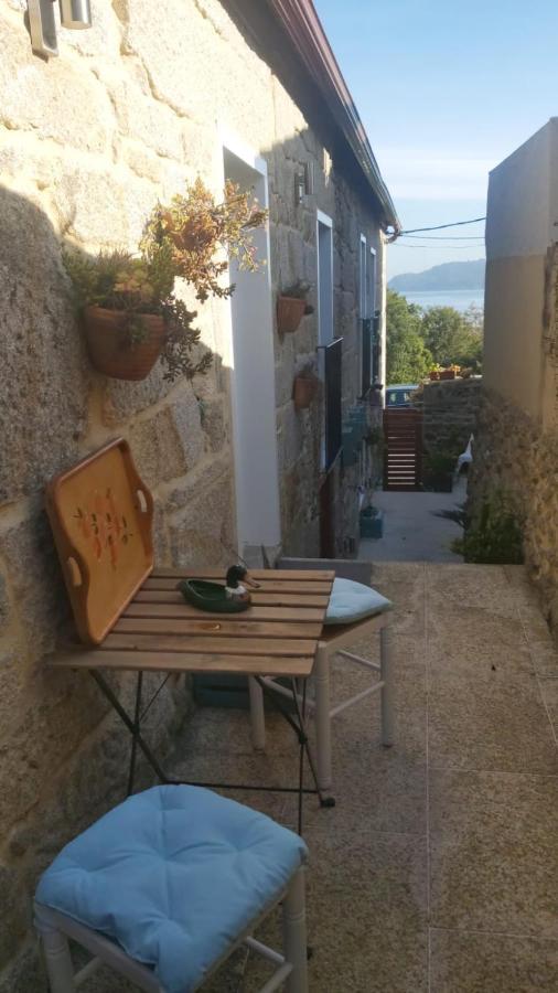 Vivienda Con Terraza En Playas De Baiona Apartman Kültér fotó