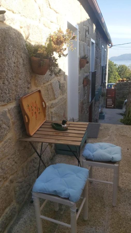 Vivienda Con Terraza En Playas De Baiona Apartman Kültér fotó